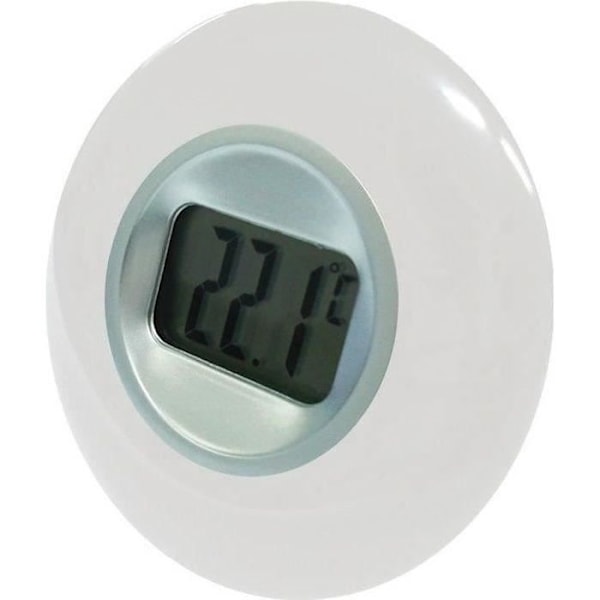 Inomhustermometer D: 77m LCD-skärm - Vit