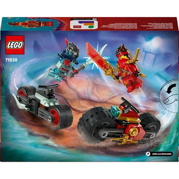 LEGO NINJAGO 71838 Kai Och Motorcykelloppet - Byggset för pojkar från 6 år