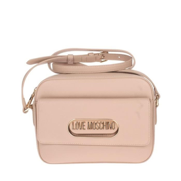 Love moschino Dam Eco-läder Axelväska Taupe Jc4405pp0f 209