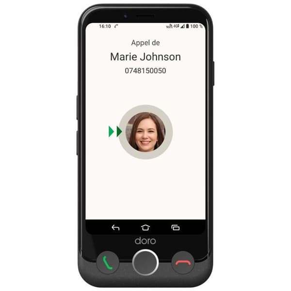 Smartphone Doro Aurora A10 grafit för seniorer