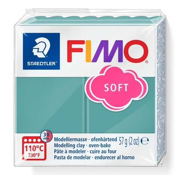 Modellera - STAEDTLER - FIMO SOFT - Oceanvåg - 57g - Lätt att knåda Olika färger