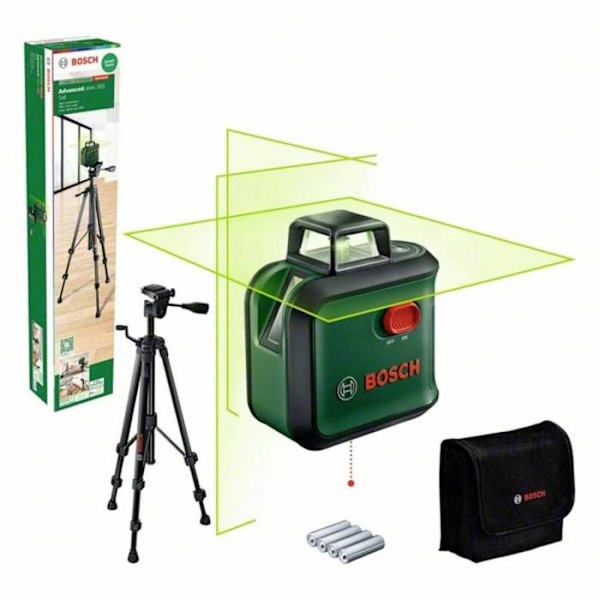 Bosch Hem och Trädgård AdvancedLevel 360 Set Laser i kors Räckvidd (max.): 24 m