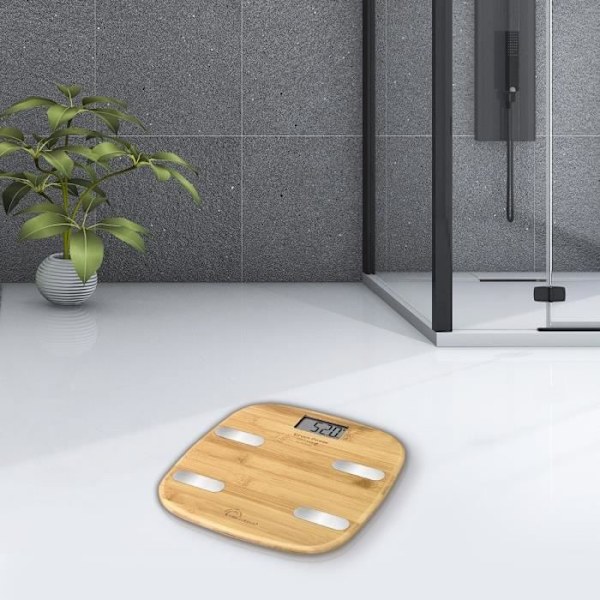 Little Balance Connect Bamboo USB Personal Scale GREEN POWER 8359 impedansmätare