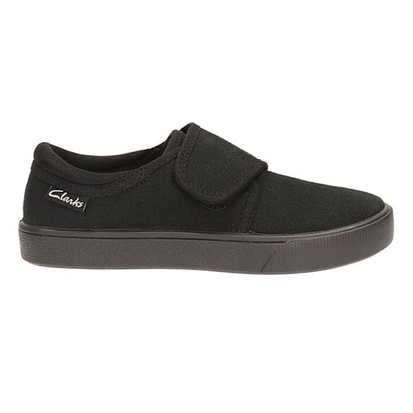Mocassin Clarks - 261143306 - Unisex Barn Hopper Run Uniformssko Svart läder 25