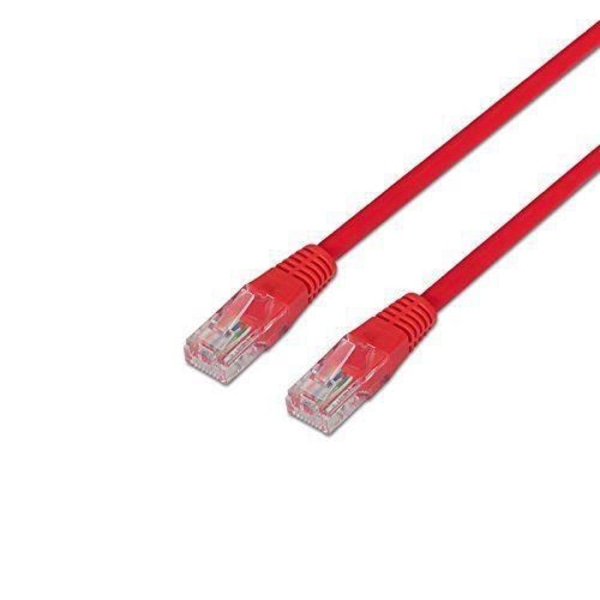 Nanokabel 10,20.0101-Nätverkskabel UTP-kabel RJ45 Cat.5E AWG24 röd röd