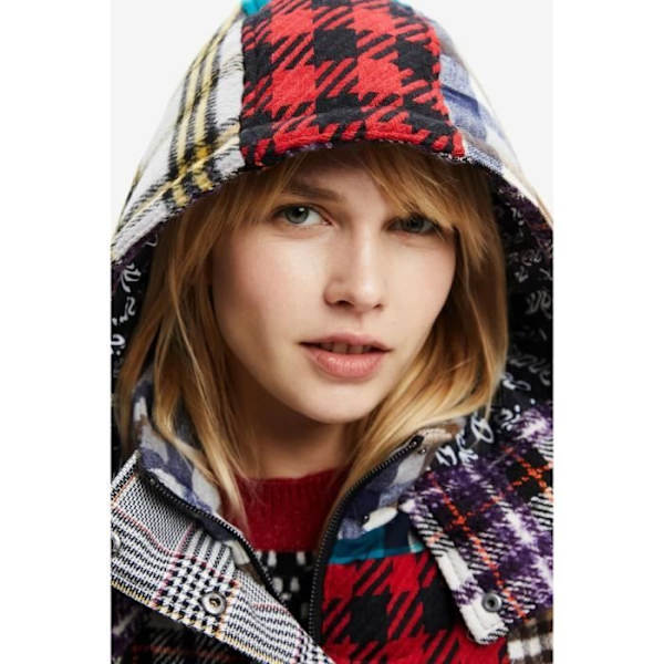 Desigual Copenhagen damjacka - röd/brun - L Rödbrun S