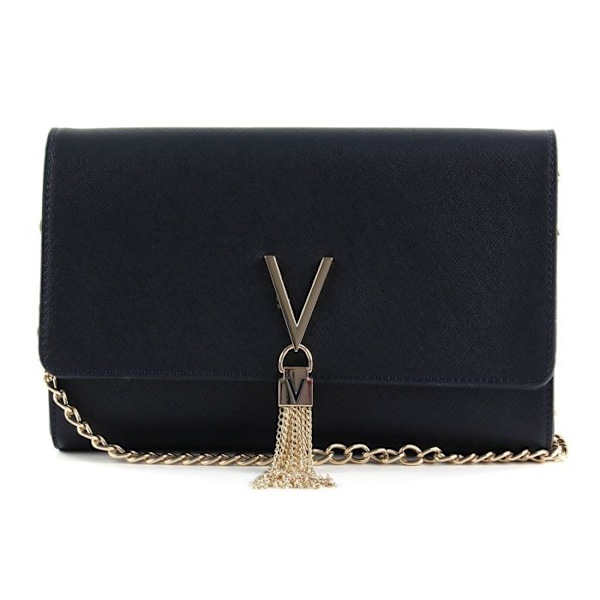 Pochette - VALENTINO - Divina SA - Blå - 100% polyuretan - Axelremsväska kvinna blå