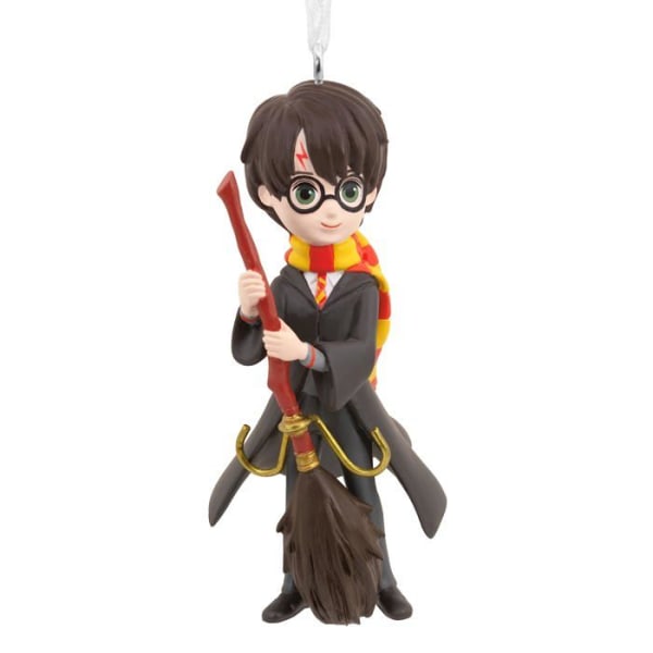 Julgranskula - Hallmark träddekoration - 25581996 - Harry Potter Samlarfigur - Harry Potter och kvastmotiv