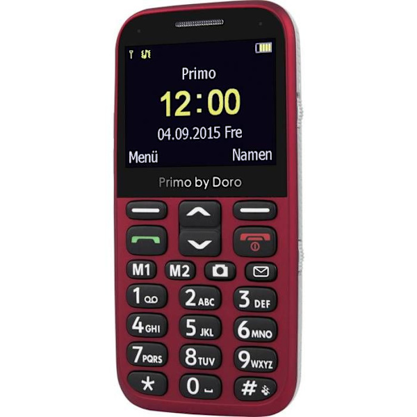 Doro Primo 366, Bar, Single SIM, 5,84 cm (2,3"), 0,3 MP, 1000 mAh, Röd