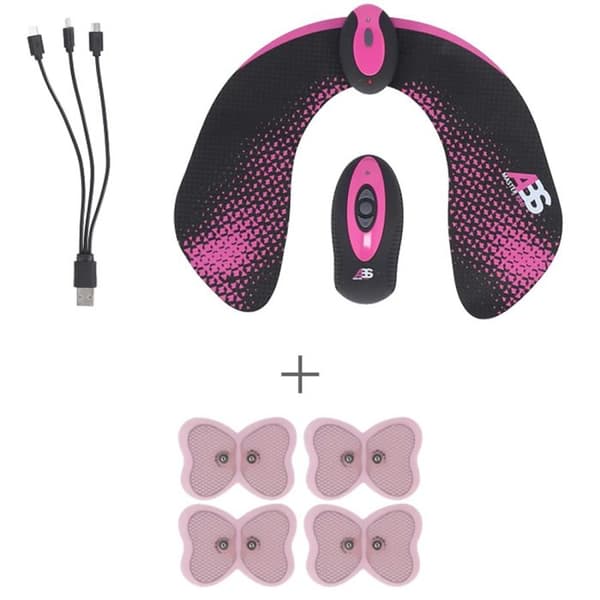 Elektrostimulator HMS Abs Master Pro Höfttränare svart/lila