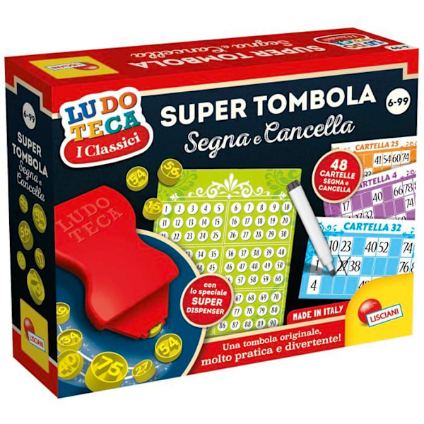 Brädspel - Liscianigiochi brädspel - 102686 - Lisciani Jeux- LUDOTHÈQUE Super TOMBOLA Signerad OCH AVBOKAD,