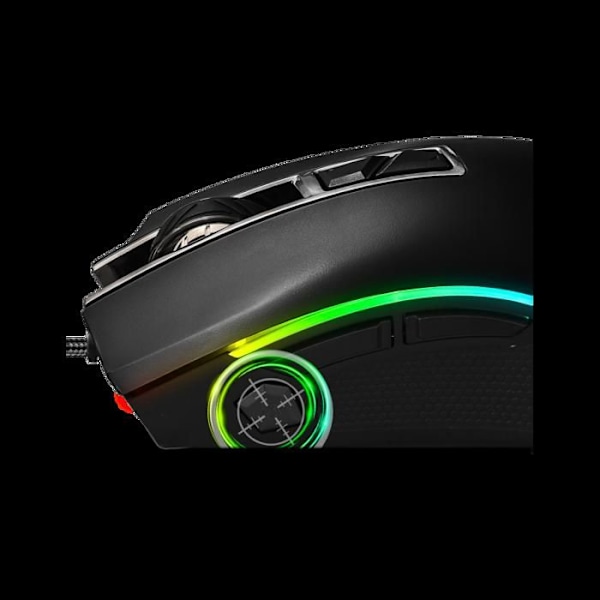 Souris Gaming - SPIRIT OF GAMER - PRO-M6 - LED RGB - 6400 DPI - 8 Programmerbara Knappar Svart