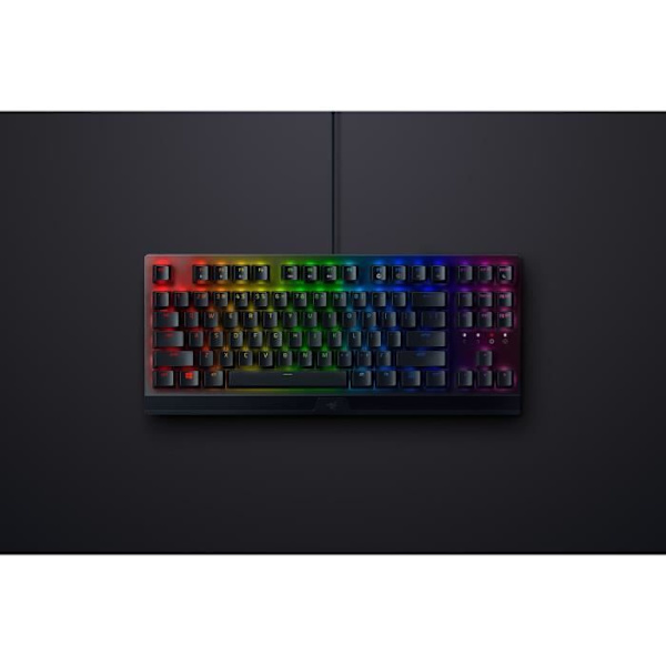 Clavier Mécanique - RAZER - Blackwidow V3 Tenkeyless - QWERTY - RGB-bakgrundsbelyst - USB