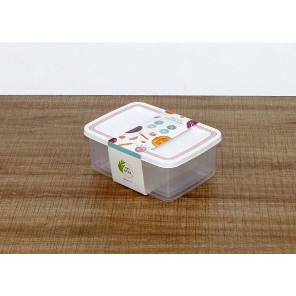 Förvaringslådor - hermetiska lådor Katex - 823735 - Set med rektangulära multiboxar 750 ml, 1000 ml, 1500 ml - E-482