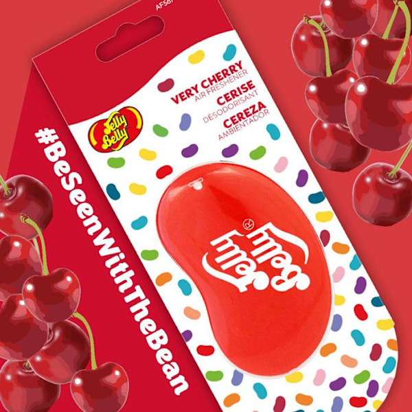 Luftrenare - Jelly Baby - 15210 - Doft Körsbär - 3D Form - För bil Mycket Cherry