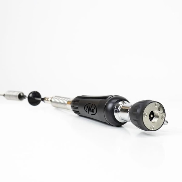 PNI CB LED 850 hopfällbar antenn med magnetisk bas 145 mm 85 cm lång 26-28 MHz 300 watt lyser under