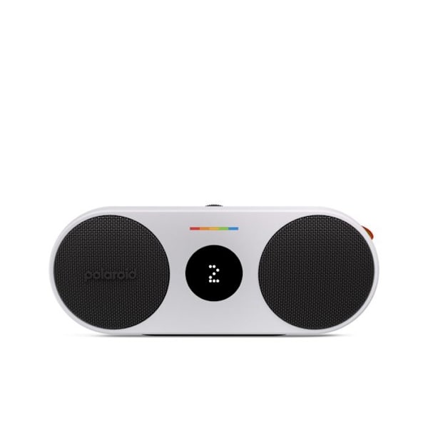 POLAROID Music Player 2 trådlös Bluetooth-högtalare - Svart och vit - 6h batteri - Stänkskyddad Svartvitt