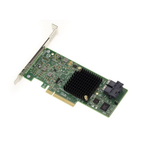 PCIe 3.0 SAS 12GB 8 interna portar styrkort med RAID 0 1 1E 10. OEM-modell 9311-8i. Hög och låg profil, SAS3008 Chipset