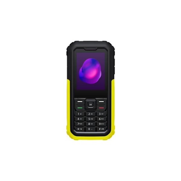 TCL 3189 ILLUM YELLOW - TCL - Bar - 2.4 - Dual SIM - 2 MP - Bluetooth - 2200 mAh - Svart, Gul Svart, Gul