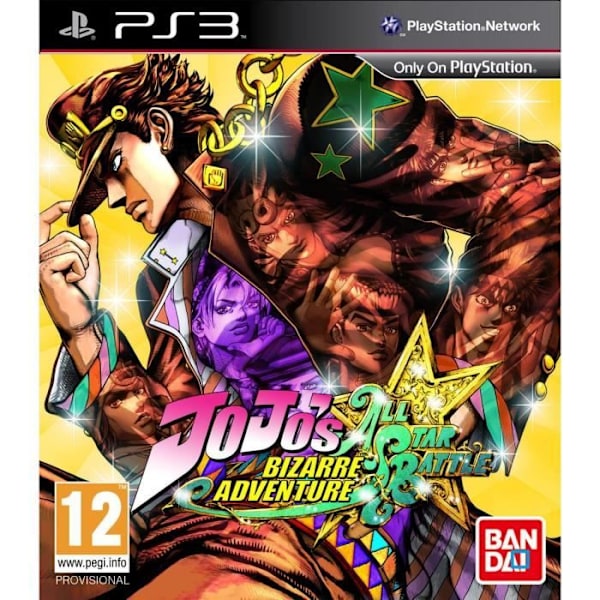 JoJo's Bizarre Adventure All Star Battle PS3-spel Vit