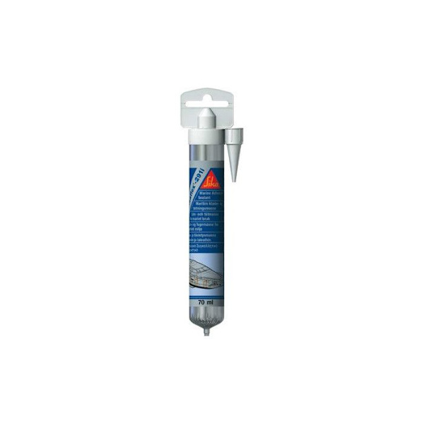 Marint spackellim - SIKA - Sikaflex 291i - Svart - Minirefill 70ml - Flexibel tätning Svart