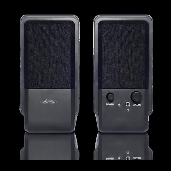 ADVANCE SP-U800B högtalare - 2 W - PC - Svart