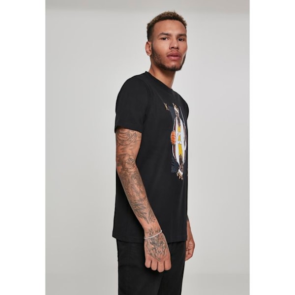 T-shirt - Mister Tee - King Jame La - Svart - Kortärmad - Bekväm och Trendig svart XXL