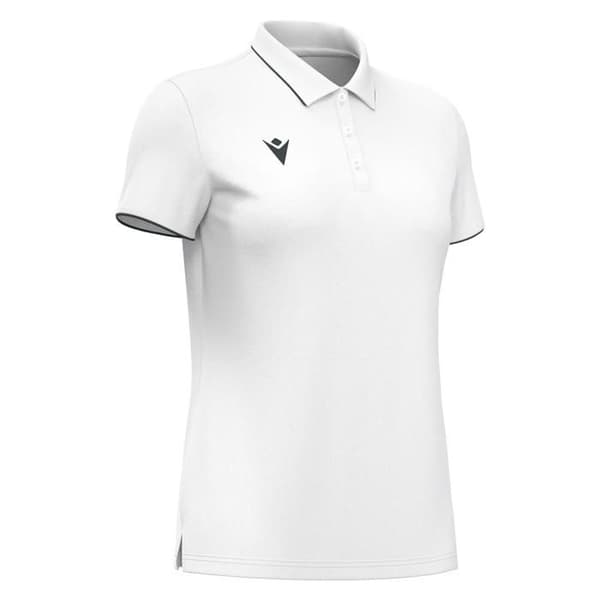Polo dam Macron Melody - vit/grå Vit grå XXS