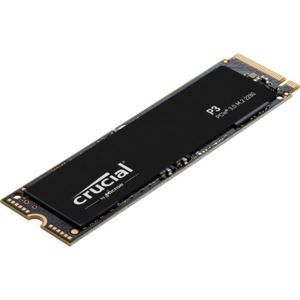 CRUCIAL P3 500 GB 3D NAND NVMe PCIe M.2 SSD-hårddisk