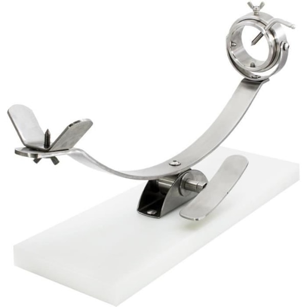 Swivel jamonero - Flores Cortés - Fiberrocker - Vit färg - Professionellt stöd