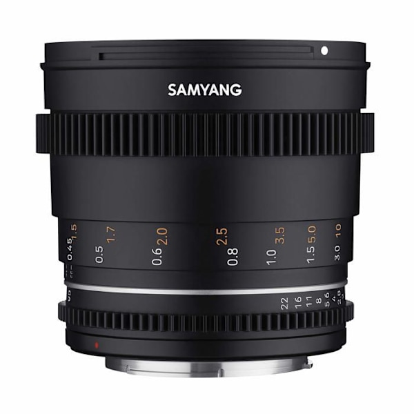 Samyang-objektiv - 23014 - MF 50 mm T1.5 VDSLR MK2 Nikon F Svart