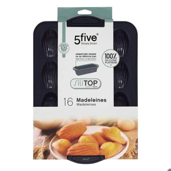Mugg 16 madeleines silikon - 5five Grå
