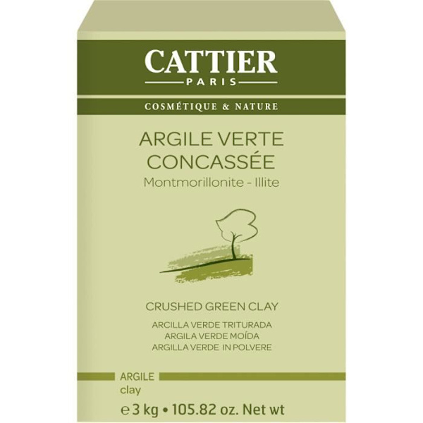Cattier Crushed Green Clay 3kg