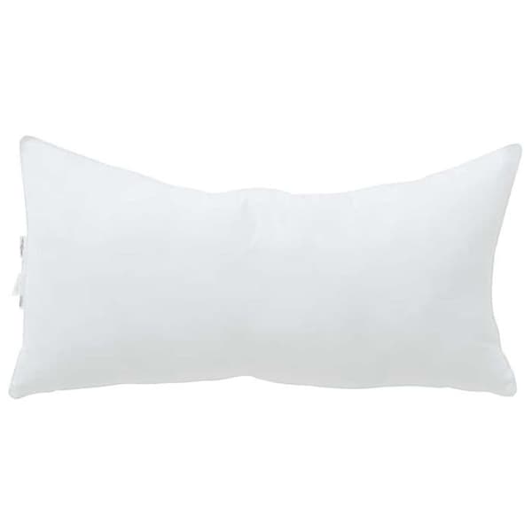 Modern kudde i bomull och polyester - vidaXL - 40x80 cm - Vit - Polyesterfyllning - Mycket mjuk