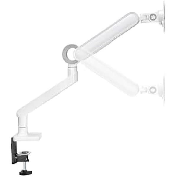 Skrivbordsfäste för 17"-35" skärm UTRUSTNING - Maximal belastning 10,5 kg - Vit