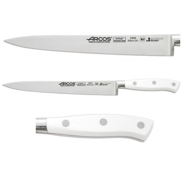 Arcos - Skivkniv 20 cm Riviera vit