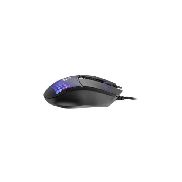A4Tech Bloody L65 MAX RGB Honeycomb optisk spelmus max. 12000 DPI USB RGB bakgrundsbelysning 2000 Hz Ultrapolling 9 knappar svart