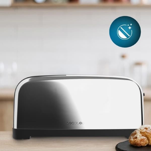 Cecotec Vertikal Brödrost Toastin' time 1500 Inox Lite Rostfritt stål