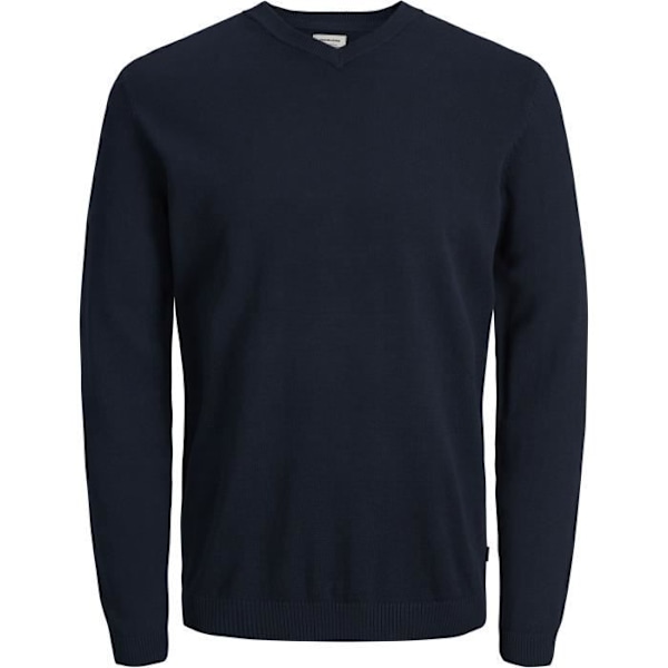 Stickad tröja - JACK & JONES - Rakt snitt - Bomullsmaterial - Blå färg - För män Blå - 455475 XS