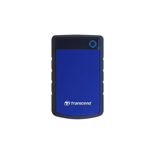 TRANSCEND StoreJet 25H3 extern hårddisk - 4000 GB - 2,5" - USB 3.1 Gen 1 - Blå, Marinblå