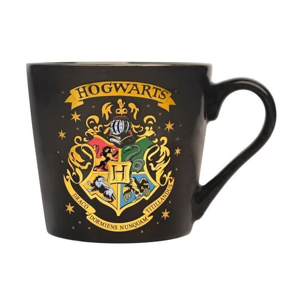 Mugg Erik Harry Potter Hogwarts svart guld