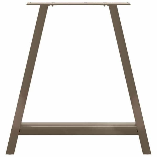 vidaXL Matbordsben i A-form, 2 stycken, 70 x (72-73) cm, stål 4012855