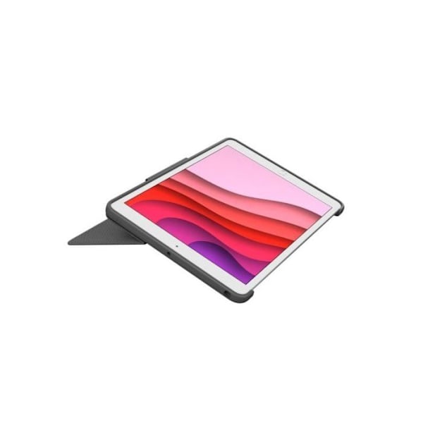 Tangentbord och fodral - LOGITECH - Combo Touch - QWERTY Italiensk - Bakgrundsbelyst - Grafit