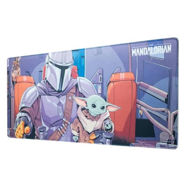 Musmatta - STAR WARS - The Mandalorian - 80x35 cm - Slät yta - Halkfri bas