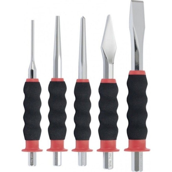 KS Tools Sets av mejslar och stämjärn, 5 st 156,024