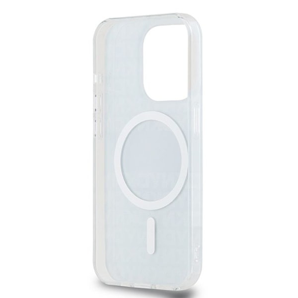 IPhone 15 Pro Max-fodral - DKNY IML IML Mono & Stripe MagSafe (DKHMP15XHRHSEB) - Blå