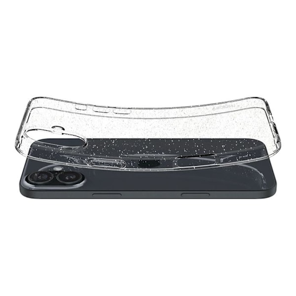 Coque Spigen Liquid Crystal Glitter för iPhone 16 Plus (transparent) Kristallkvarts