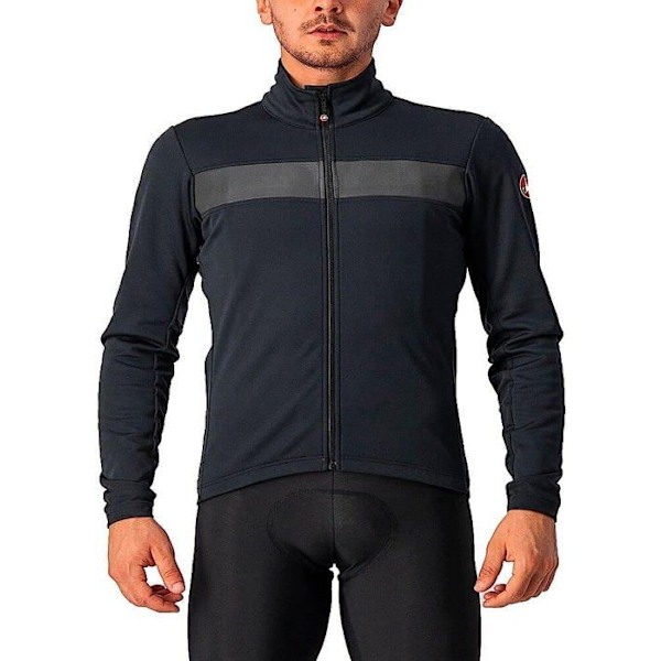 Jacka - peacoat - kappa - kavaj Castelli - 4521503 - Herrjacka Ljussvart/svart reflex XS