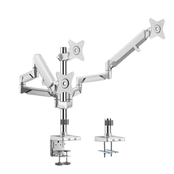 LOGILINK BP0090 PLATSKÄRMMONTAGE FÖR SKRIVBORD 68,6 CM (27'') KLÄMMA Silver