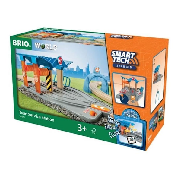 BRIO - Smart Tech Sound-servicestation Grön